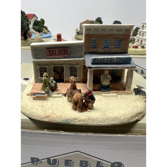 Pueblo Encantado Collection Full Set of 9 Miniature Figurines, Only Made In 1994 - Picture 15 of 16